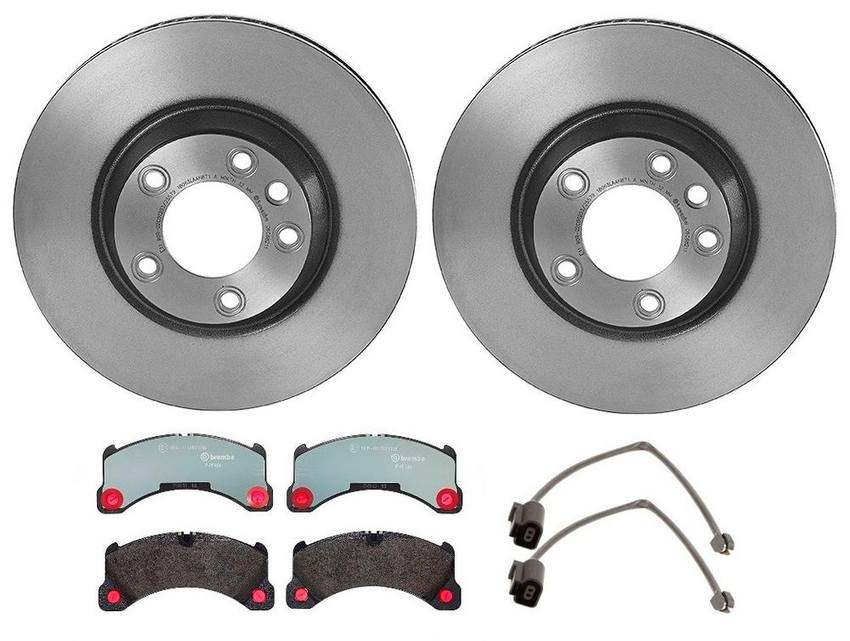Brembo Brake Pads and Rotors Kit Front (350mm) (LowMet) Brembo